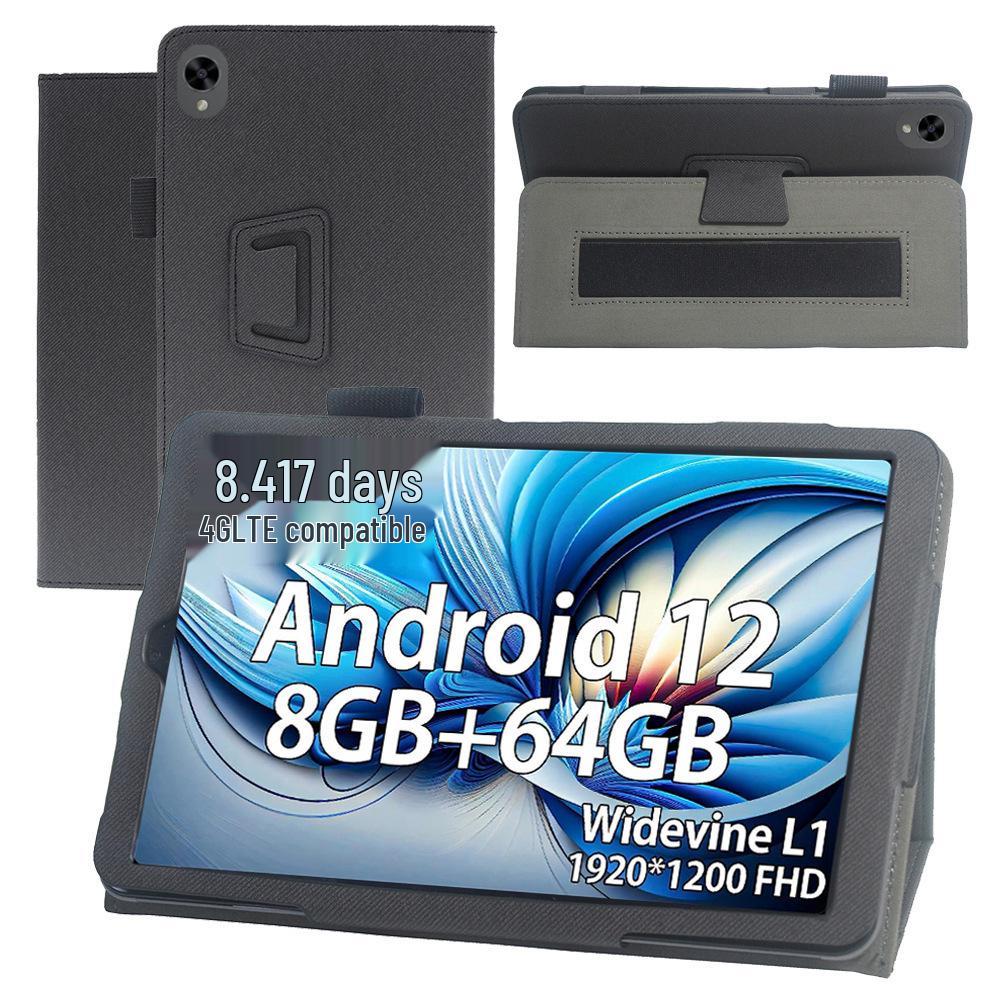 Кожаный чехол-подставка для планшета Bpad Mini 8.4" с подставкой для руки