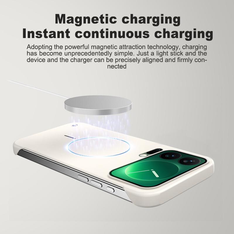 Ультратонкий безрамочный магнитный чехол для Xiaomi 17 17Pro Max Magsafe Жесткая матовая крышка из поликарбоната для Xiaomi MI17 pro max Защитный бампер