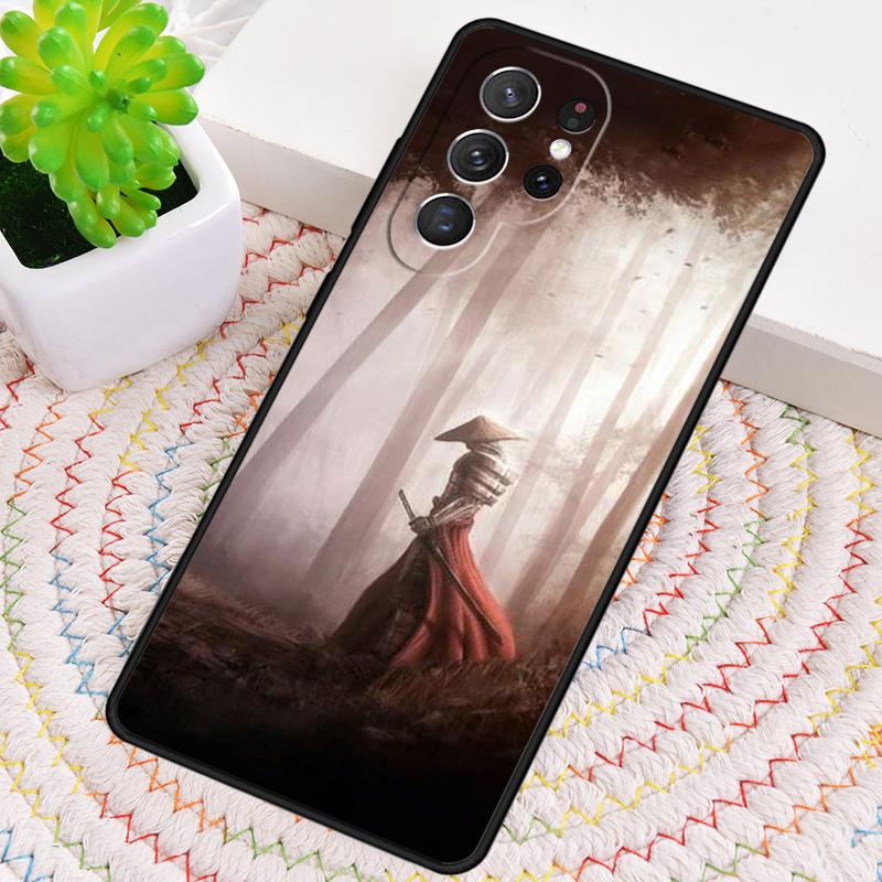 Японское искусство Самураев Силиконовый Чехол для Телефона Для Samsung Galaxy note 10 pro S26 S25 S24 S23 S22 S21 Plus S25Ultra Capa Чехол