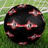 РАЗМЕР 5 Футбольный клуб «Атлас» (Черно-красный фон) Футбольный мяч Цветной Для всех возрастов Машинная строчка ПВХ Готов к соревнованиям Прочный Высокий отскок