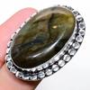 Labradorite Gemstone 925 Sterling Silver Gift Jewelry Ring Size 6.5
