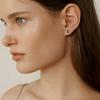 Пирсинг Lunne 14K с изумрудной багетной кубической цирконией (14-каратное золото) #Lfpi01