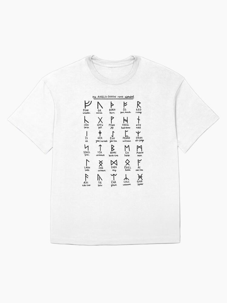 Saxon Anglo-Saxon Runes Oversized T-Shirt