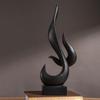Абстрактная фигурка пламени для настольной экспозиции, смоляная скульптура для гостиной и спальни