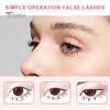 1 Pair False Eyelashes Eye Line Stamp Natural Looking Fake Bottom Lashes Plastic Stamp for Easy To Line Reusable Eyelashes Prints Stamp for Women