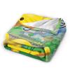 Wobbly Life Sandbox Game Coral Fleece Plush Throw Fashion Blanket Cartoon Funny for Bedspreads Knitted Fashion Blanket Office Warm Breathabl