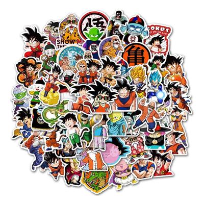 Набор стикеров Dragon Ball Милый аниме-дизайн Водонепроницаемые наклейки Стильные и милые стикеры из манги Стикеры для DIY Водные стикеры для мобильных телефонов и блокнотов Идеально