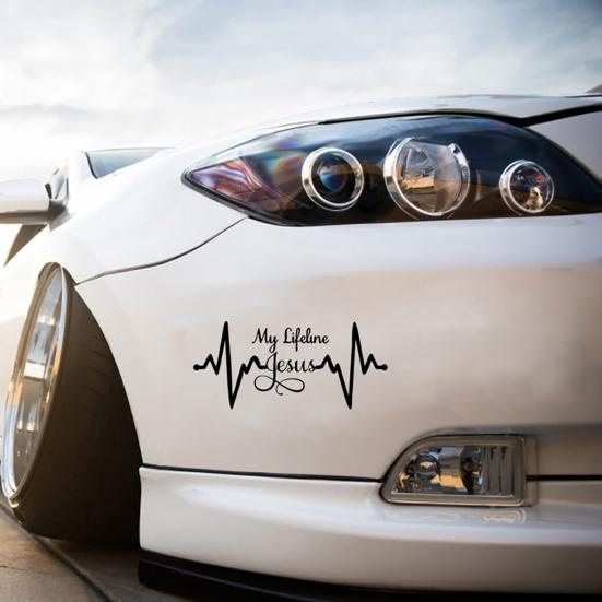 Convenient Car Sticker Waterproof Letter Print Removable