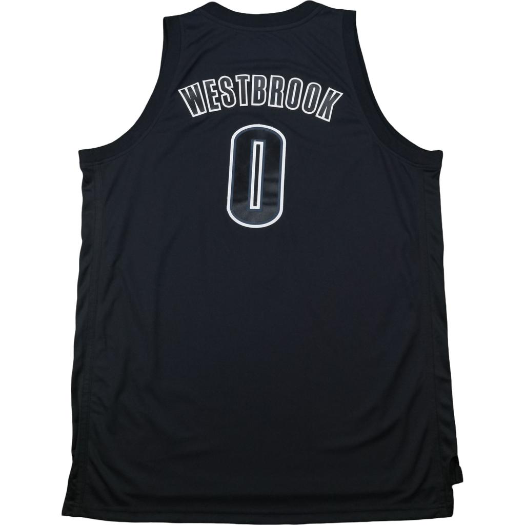 Adidas X Коллаборация НБА Оклахома-Сити Тандер Свингмен Фан Эдишн Расселл Уэстбрук Модная Удобная Мягкая Баскетбольная Майка 7591A-3CU-K91071