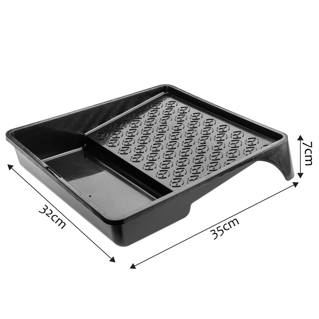 KADAX Kuweta malarska Na Wałek Farba 320 mm Czarna 12szt