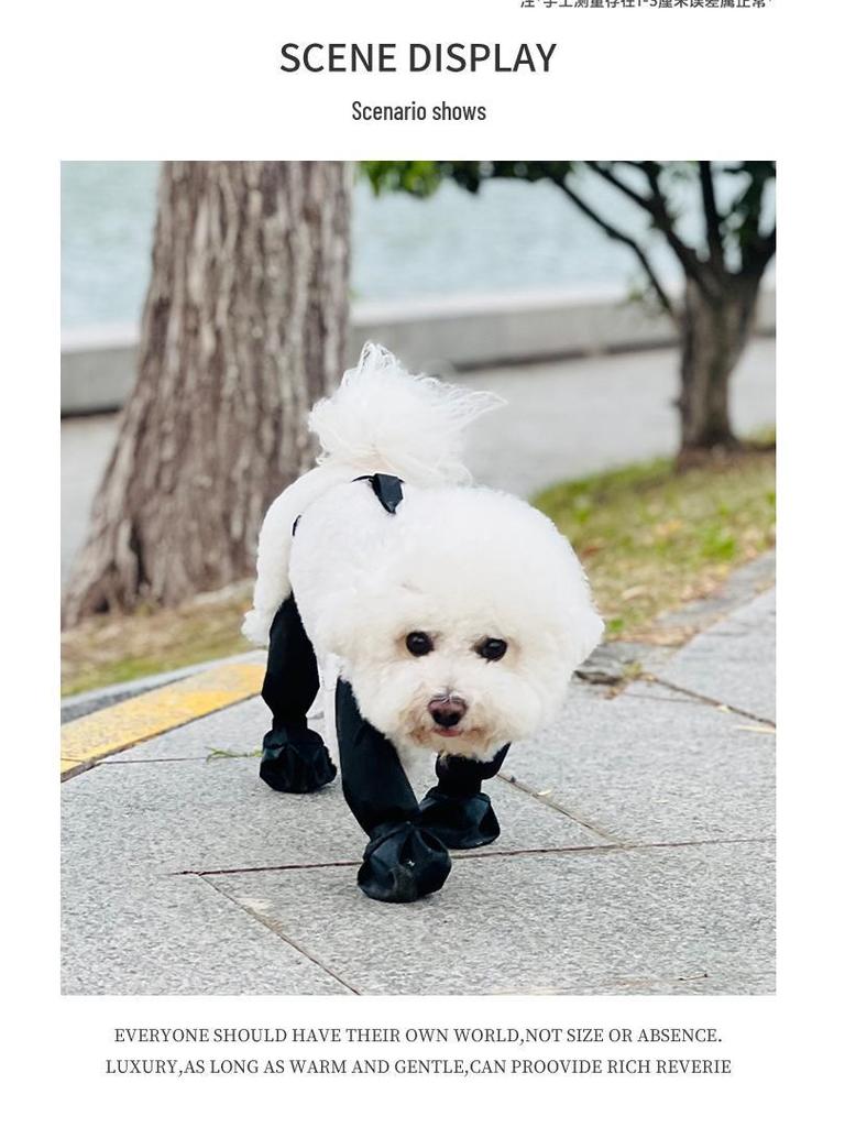 Four Seasons Waterproof Anti-Slip Dog Boots: Durable Pet Shoes for Outdoors