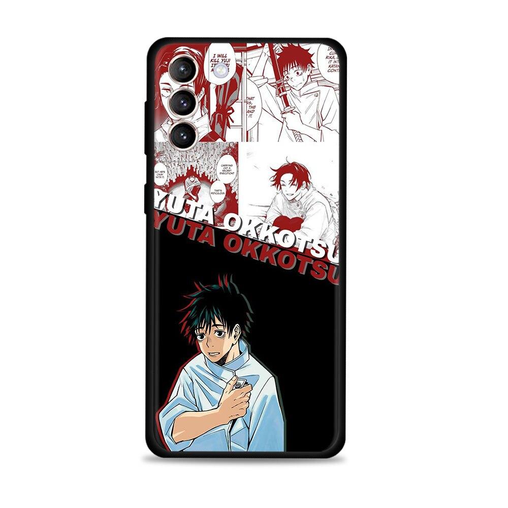Чехол для Samsung s20 fe Galaxy s21 ultra s22 s10 s20 s8 s9 plus s22ultra Note 20ultra 10plus Funda Yuji Itadori Yuta Okkotsu