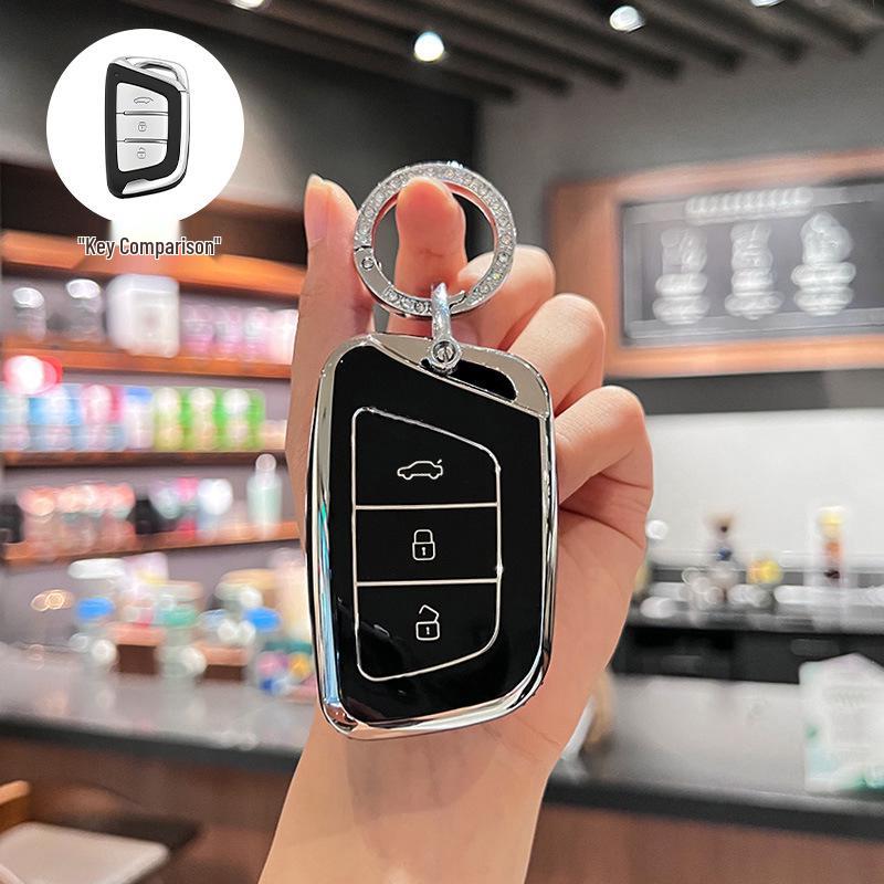 Чехол для ключа автомобиля JAC для Jiayue A5, X4, X7, iC5, iEVS4/7S/T8, Ruifeng S4/S7/M6.