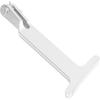 Qiilu Hood Release Handle, Hood Release Pull Handle Billet Aluminium Alloy for R32 MK4 2004 (Silver)