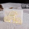1Pc Metal Ginkgo Leaf Napkin Holder Tissue Holder For Restaurant Hotel Cafe Dining Table Vertical Square Towel Paper Holder Base