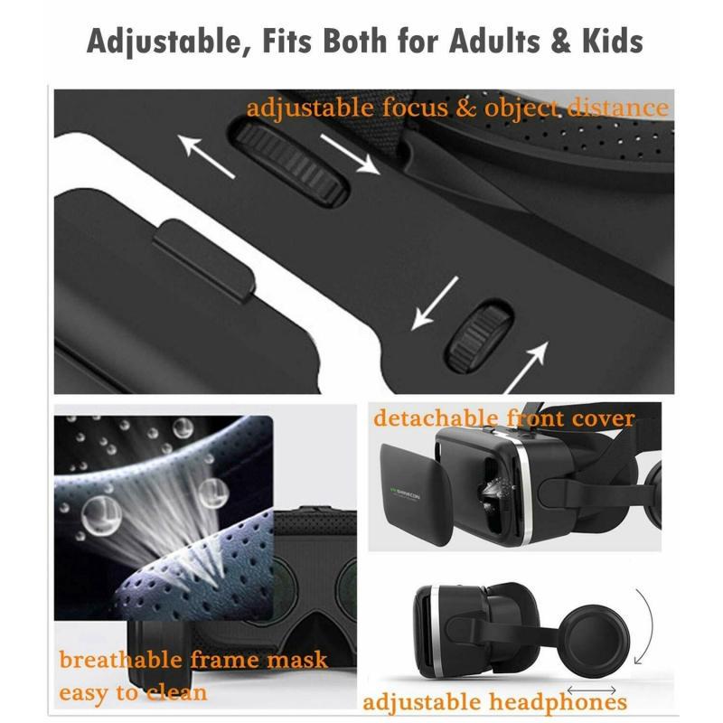 3D-очки гарнитура виртуальной реальности VR Box Goggles для Android iPhone Samsung