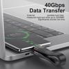 13 см USB4 Кабель для PD240W Power Delivery и 40 Гбит/с Передачи Совместимый 8K Видео Передача