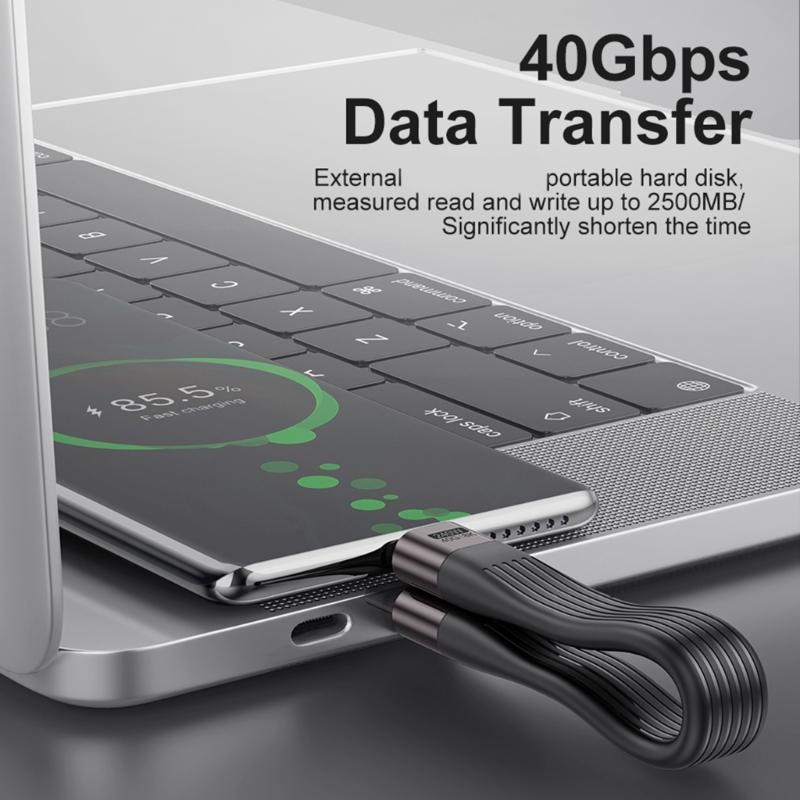 13 см USB4 Кабель для PD240W Power Delivery и 40 Гбит/с Передачи Совместимый 8K Видео Передача
