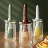 Portable Oil Bottle Barbecue Brush Silicone Kitchen BBQ Cooking Tool Baking Pancake Barbecue Tool Gadgets