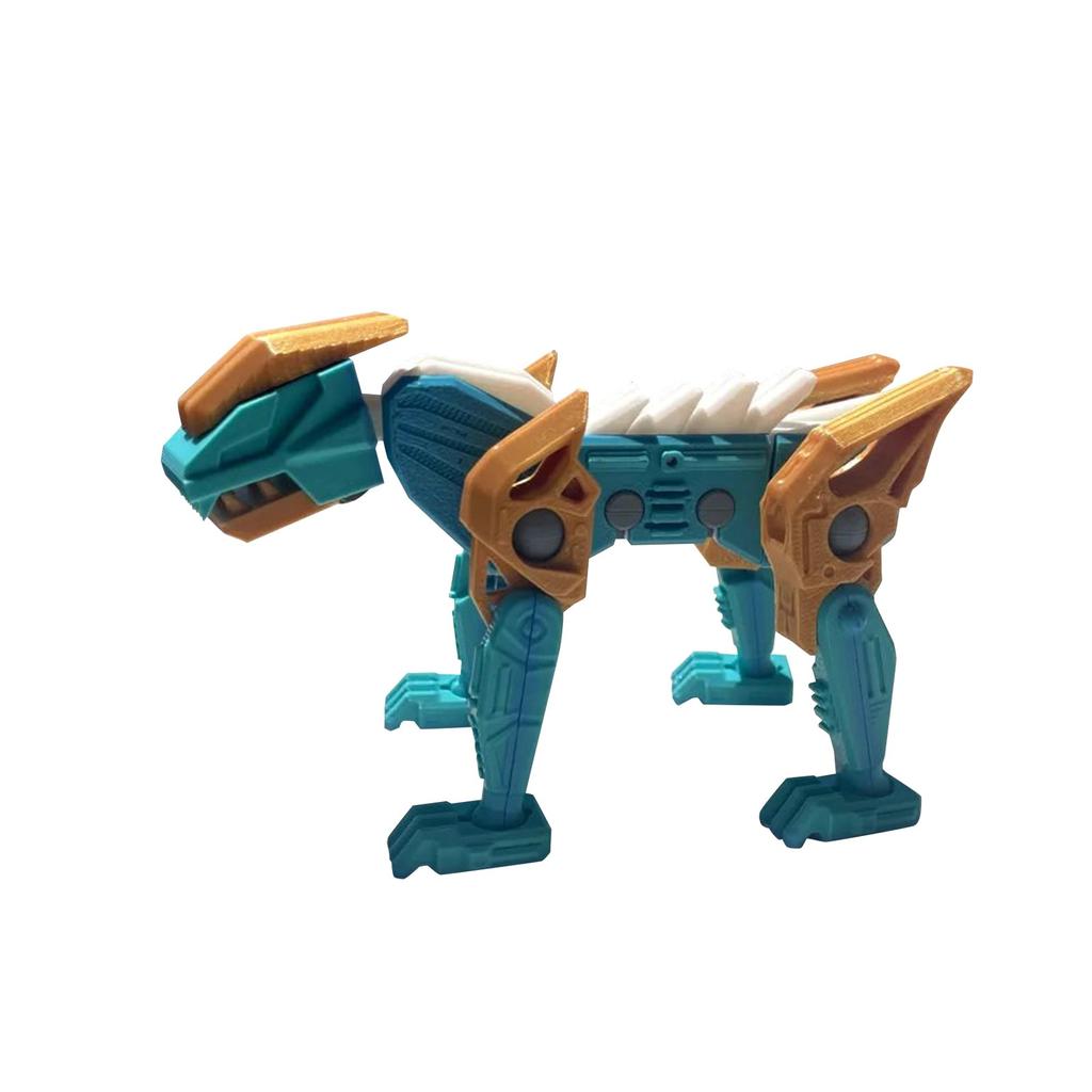 3D-печатная механическая подвижная технологическая игрушка-животное с чувством, требуется сборка