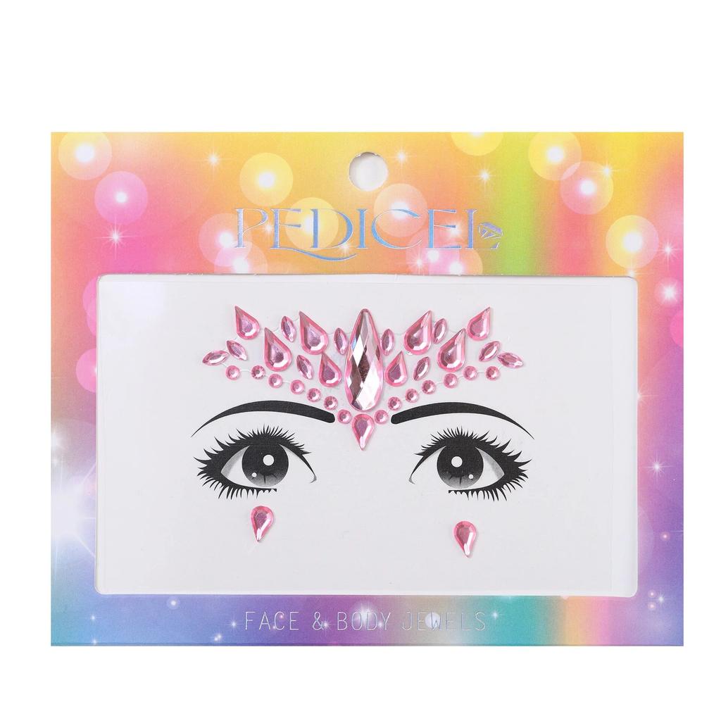 Colourful Kids Makeup Face Stickers Crystal Diamonds Gemstones Girls Women Holiday Glitter Party Self Adhesive Eye Face Tattoos