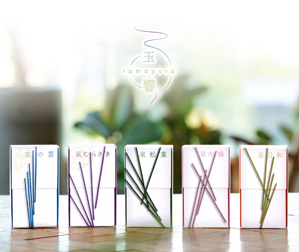 Tamayura "Kyo no Ume" (Plum of Kyoto) by Shoyeido, Made in Japan, 126304, Incense Sticks, 90mm