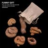 Soft Realistic Poop TPR With Bag 6pcs/Set Gag Joke