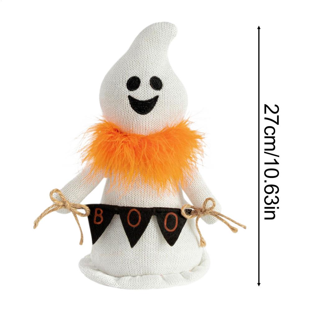 Halloween Ghost Figurines Ghost Decor Soft Doll With Scarf Soft Collectible Dolls Home Decor Photo Props Halloween Decorations
