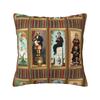 Happy Haunts Pillow Case 45x45cm Decor Home Haunted Mansion Grim Grinning Ghost Luxury Cushion Cover Velvet Pillowcase