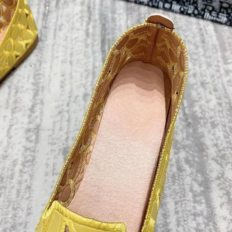 Модные женские балетки слипоны лоферы складные балетки для женщин квадратный носок одинарная обувь с вырезами модная праздничная повседневная модная женская обувь