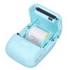 BT Thermal Label Printer Wireless Portable Handheld 203dpi Label Maker for Clothing Handicrafts Blue