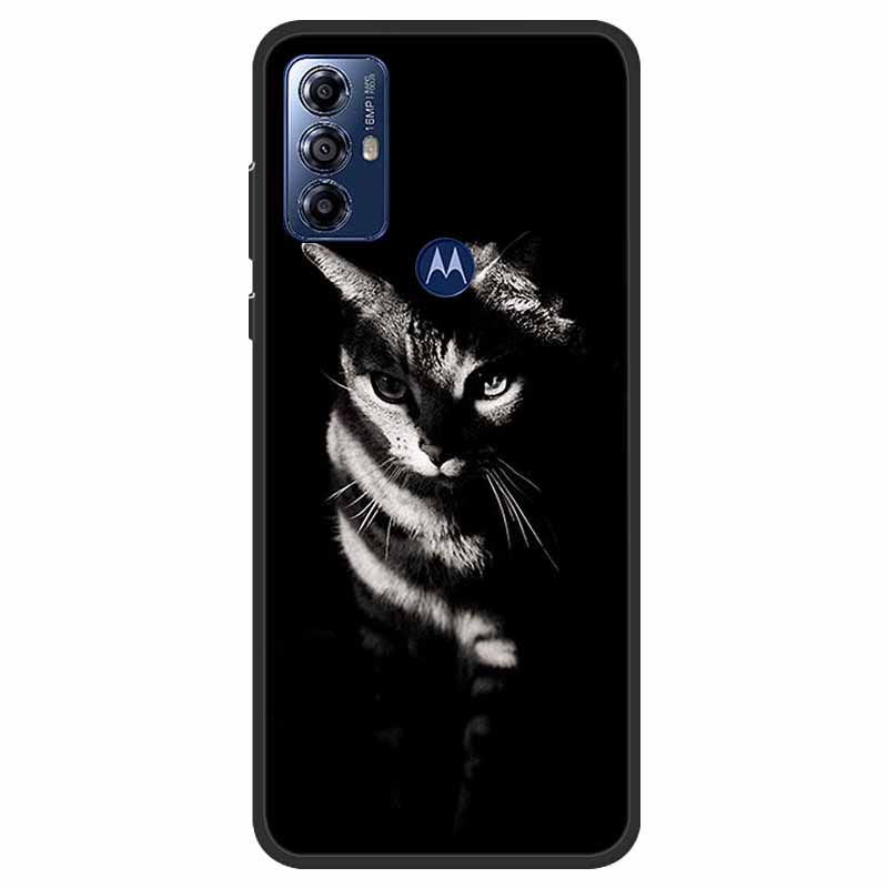 Чехол для Motorola Moto G Play 2023 Мягкий силиконовый задний чехол для Moto G Play 2023 Чехол GPlay 2023 Черная крышка для телефона