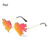 Unique Costume Party Favor Heart Glasses Rimless Sunglasses Sunglasses for Women Heart Sunglasses