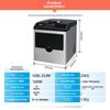 25KG Commercial Ice Maker, Small Barrel Water Round Ice Machine for Milk Tea Shops and Home Use