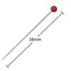 DIY Fashion Bead Glass Head Colored Stitch Safety Pin Sewing Needles Knitting Pin Dressmaking Pins