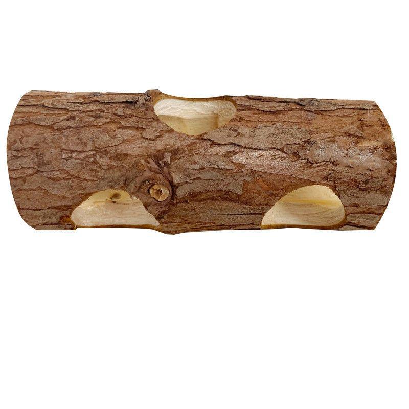 Golden Hamster Solid Wood Tunnel Exercise Toy