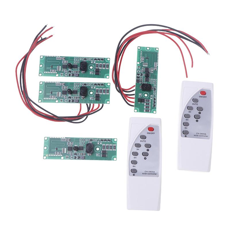 3.2V 3.7V Солнечный настенный светильник Контроллер Человеческое тело Инфракрасная индукционная плата Синхронизация + Микроволновый радар Индукционный переключатель