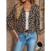 2025 Tops Women's Clothing Leopard Print Long Sleeve V-neck Classic Retro Shirt Suit Jacket Autumn Winter Coat Female Streetwear