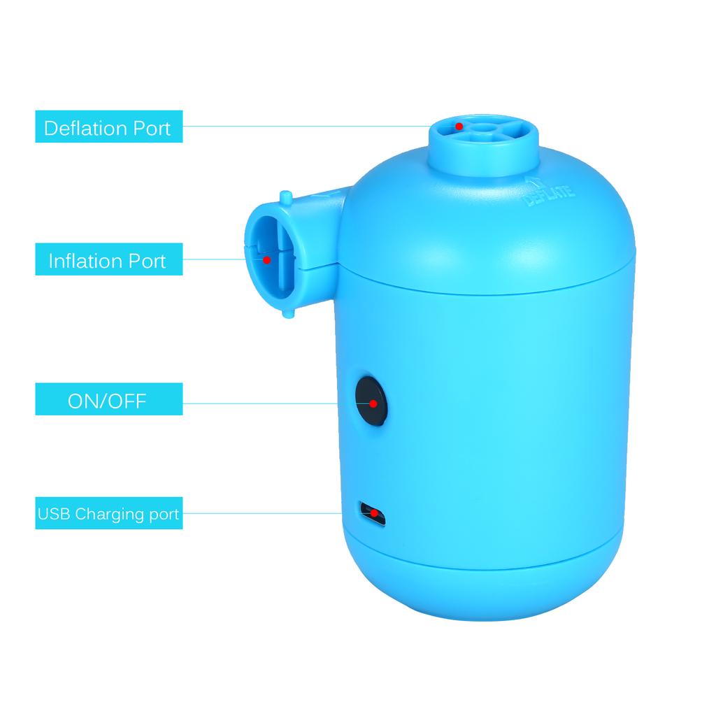 Портативный USB электрический воздушный насос, воздушный матрас, лодка, диван, автоматический воздушный надувной насос для автомобиля, кемпинга