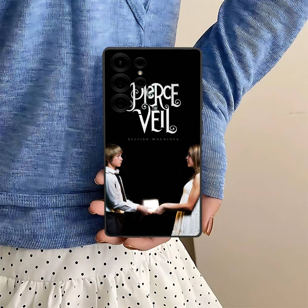 Band Pierce The Veil Band Phone Case For Samsung S 24 Fe 25 Ultra Plus 20 Lite 21 30 22 23 24 22 Ultra 5G Fundas