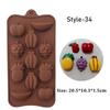 Jelly Pudding Fruit Gummy Candy Silicone Molds Animal Chocolate Cake Baking Tool Mold Ice Resin Mould 3D DIY