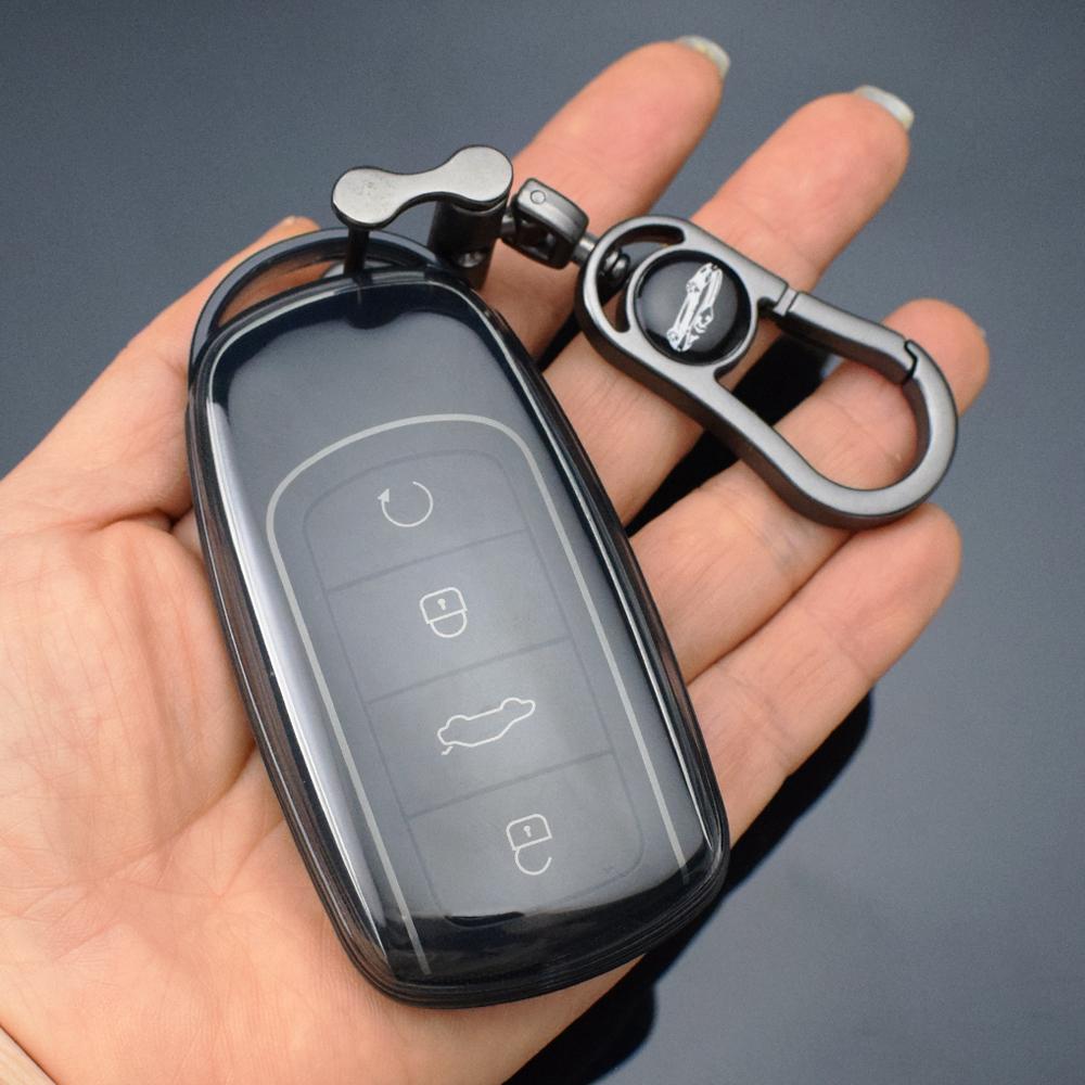 Прозрачный чехол-брелок для ключа автомобиля для Chery Tiggo 8 Pro Tiggo 8Plus New 5 Plus 7Pro Chery Tiggo 7 Pro Max Omoda C5 Защитный брелок