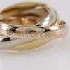 Cartier Trinity Ring K18 Gold (YGxPGxWG) #5.4(US Size) 7.1g Women Used