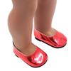 PU Leather Glossy Shiny Shoes Doll Shoes Reborn Doll Shoes PU Leather Doll Shoes  Kids Gifts