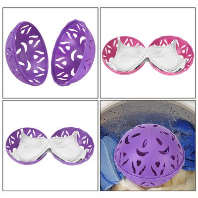 Bubble Bra Double Ball Saver Washer Стиральная машина Многоразовая Сохраняющая Одежда Экологически Чистая Для Стиральной Машины Бюстгальтер Шарики Для Стирки