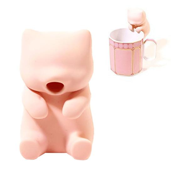 Охладитель напитков Компактный дизайн Портативный Простой в использовании Перезаряжаемый от USB Водонепроницаемый Вентилятор в форме кошки Охладитель для напитков и еды