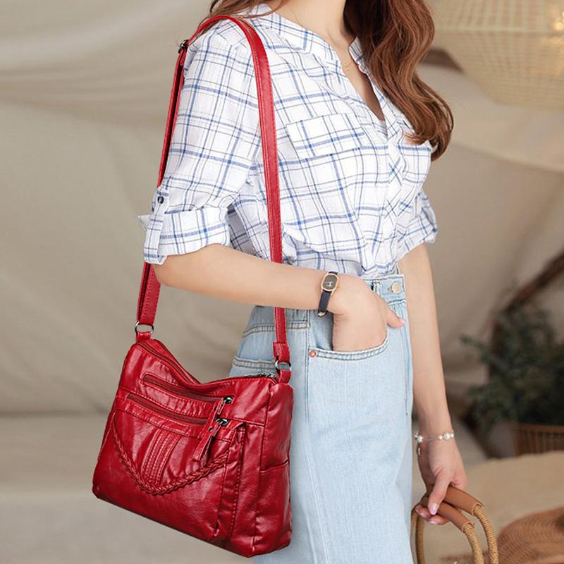 Мягкие кошельки и сумки из искусственной кожи Высококачественная женская сумка-мессенджер Дизайнерские женские сумки через плечо CLE