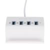 4 Port USB Hub Multiple Interfaces OTG Hub Adapter For Phone Tablet Desktop