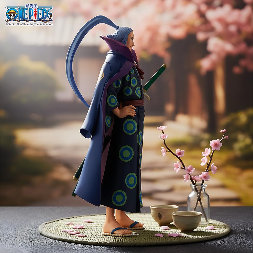 1pc Official One Piece Denjiro Home Decor Figure, Anime Must-Have Gift for Valentine's Day, Birthday Desk.