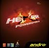 Andro Настольный теннис Вращательное натяжение Мягкий Hexer Power Накладка, Тип, Накладка, Губка, 112268, Красный, 1.9